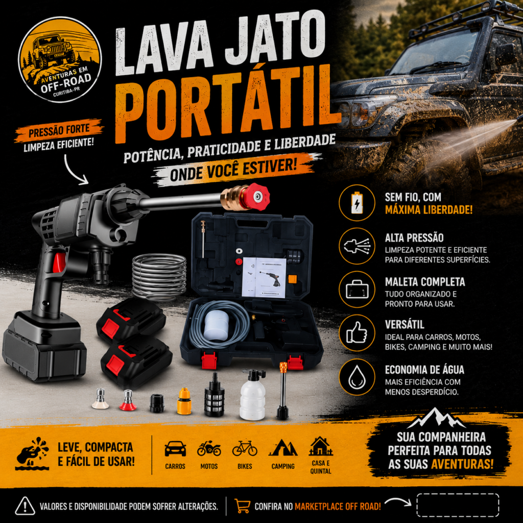 Lavadora Lava Jato Portátil